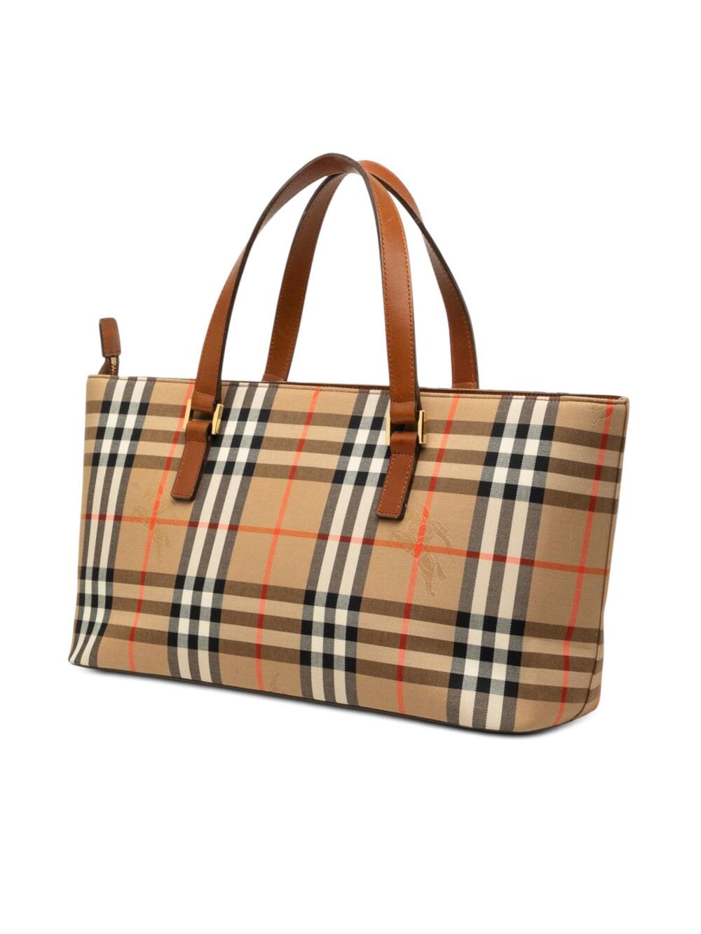 Burberry Haymarket Check Canvas Handbag #359690B48B - Picture 2 of 6